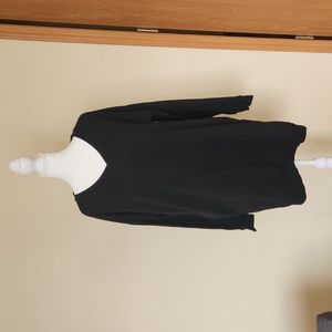 Zenana Outfitters Long Black Sweater for Women Size S/M